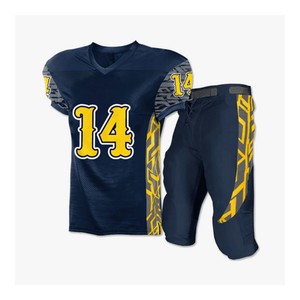 Uniformes de fútbol con impresión por sublimación de logotipo personalizado de alta calidad y conjuntos de fútbol americano ropa deportiva personalizada - Product Image 2