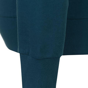 แขนยาวคอกลมมีกระดุมข้อมือและชายเสื้อทำจากผ้านุ่มที่มีขนแกะปัด - Product Image 4