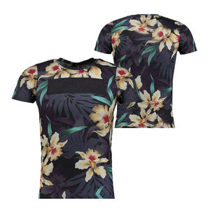 Camiseta personalizada de sublimación, camiseta de manga corta con cuello redondo, ropa de calle, artículos informales, camiseta para hombres adultos - Product Image 1