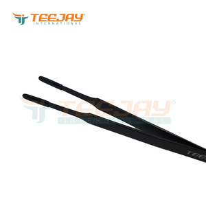 Pinza para recoger monedas de reloj, accesorio negro mate de 12cm, con punta de PVC para manejo sensible, nuevo - Product Image 6
