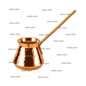 Cafetière arabe en cuivre massif martelé avec couvercle poignée en laiton théière personnalise la taille forme ronde théière - Product Image 5