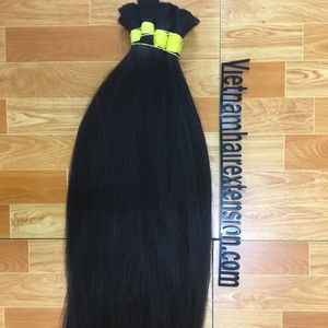 Extensions de cheveux vierges Remy en vrac les plus vendues, style lisse et ondulé, origine Vietnam - Product Image 1