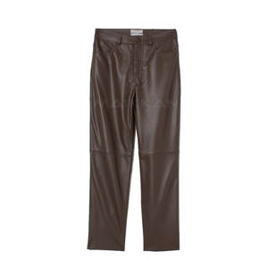 Pantalon en cuir de haute qualité pour les hommes dernier design de mode pantalon personnalisé nouveau dernier design pantalon en cuir pour hommes vente en gros - Product Image 6