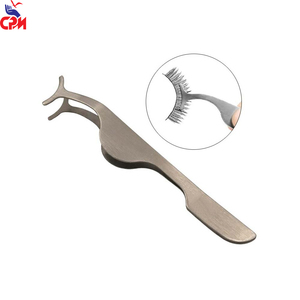 Pinzas de arte para pestañas postizas, pinzas de acero inoxidable de alta calidad, nuevo diseño - Product Image 2