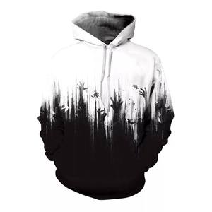 Sudadera con capucha deportiva totalmente personalizable de alta calidad con mangas largas y cordones Ropa deportiva informal Cuello redondo Precio al por mayor - Product Image 5