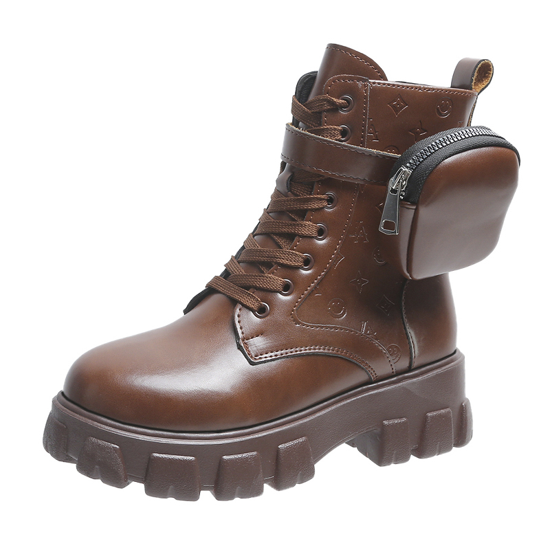 mini bolsa combat boot