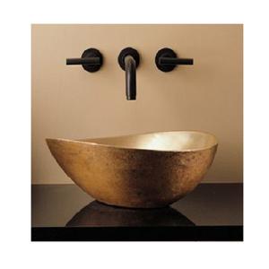 Fregadero de lavabo de diseño admirable Fregadero de utensilios de lavado de forma redonda de cobre hecho a mano para uso en baño y cocina - Product Image 6