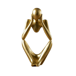 รูปปั้นสก์ท็อปโลหะ Mnimilistic,สินค้ามาใหม่ล่าสุดรูปปั้นโลหะตกแต่งบ้านที่สร้างสรรค์สำหรับตกแต่งบ้าน - Product Image 4