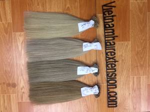 Extensiones de Cabello de Queratina 100% Cabello Humano de la Mejor Calidad, Punta en I Pre-adherida, Liso Sedoso y Ondulado, Origen Vietnam - Product Image 5