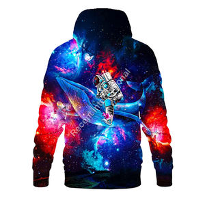 Sweat à capuche personnalisé en polyester/coton, style hiver unique, sublimation d'équipe, respirant, séchage rapide - Product Image 3