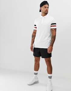 Conjunto de dos piezas de manga corta para hombre, pantalones cortos con músculos fuertes, asequible, nuevo - Product Image 6