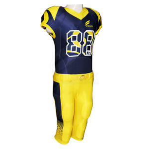 Ropa de equipo personalizada, conjuntos de uniformes de fútbol americano, último diseño, sublimado, transpirable, de talla grande, antibacteriano, Anti-UV - Product Image 4