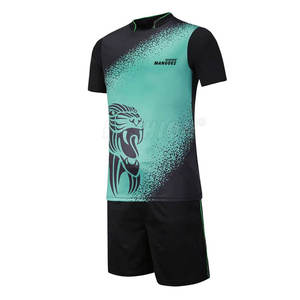 Uniformes de football respirants 100% polyester, OEM, entraînement de football, vente en gros, uniformes de football vierges, maillot de football personnalisé - Product Image 2