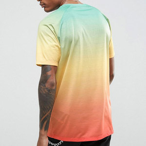 T-Shirt manches courtes pour hommes, élégant, col rond, en coton, Sublimation, à la mode, - Product Image 2