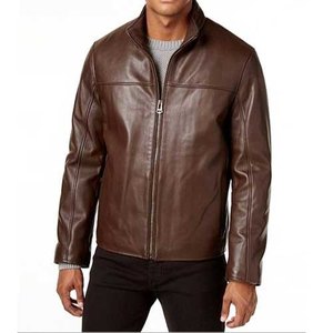 Chaqueta de Cuero para Hombre de Primera Calidad, Estilo Bomber, Cuello Alto, Piel de Vaca, Impermeable, Resistente al Viento, Color y Talla Personalizables, Venta al Por Mayor ODM - Product Image 5