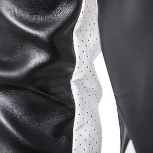 Venta al por mayor de ropa Casual de los hombres a prueba de viento Softshell chaqueta de cuero barato OEM bolsillos Spandex - Product Image 3