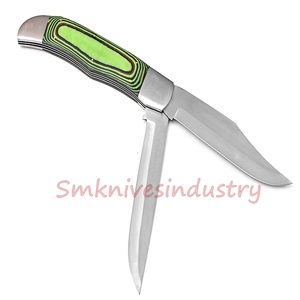 12นิ้วความยาวปิดแฮนด์เมดมีดพับยักษ์สวยงามด้วยใบมีดคู่ (Smk1610) - Product Image 2