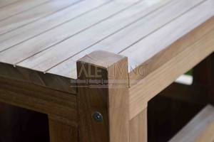 Teak Wood Pavilion <b>Hamper</b> 41x41x71 cm Grade a Quality From Indonesia for Home Decoration - Product Image 4