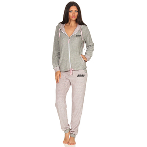 Chándales de estilo rugoso para mujer, ropa bordada con Logo personalizado de lana pura, a la venta - Product Image 3