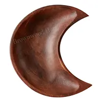 Premium Qualität Riesige Nachfrage Handgemachte Holz Servieren Mango Holz Crescent Moon Bowl