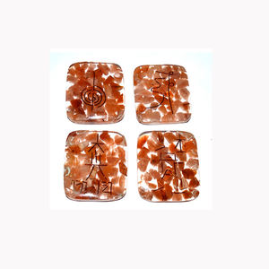 Conjunto de Reiki Usai, orgonita, Aventurina, melocotón, para protección EMF - Product Image 2