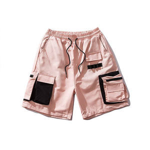 Nouveau Style 100% coton Logo personnalisé vêtements de sport pour hommes entraînement respirant Fitness multicolore Shorts - Product Image 3