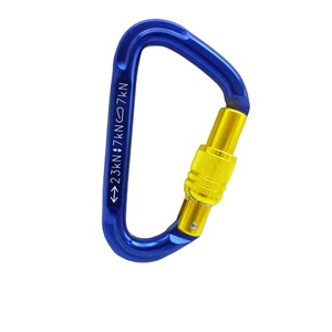 23KN Breaking Strength D Type Climbing Aluminum Carabiner - Product Image 1