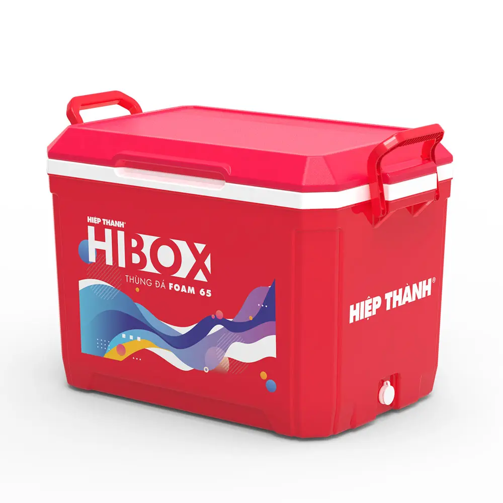 Hot Model Ice Coolers Hibox 65 Liter Insulated PU Foam Good Cooler box bring to Camping picnic Keep Heating from Vietnam