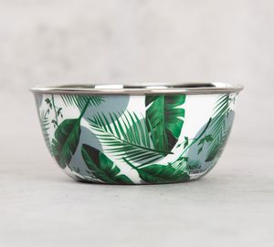 Bol de service en acier inoxydable 100% pur avec imprimé, 1 pièce martelé, bol à soupe pour la cuisine et la table à dîner - Product Image 3