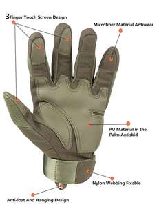 Vente en gros de gants tactiques d'extérieur à écran tactile, durables et résistants, gants tactiques à jointure dure avec Logo personnalisé - Product Image 6