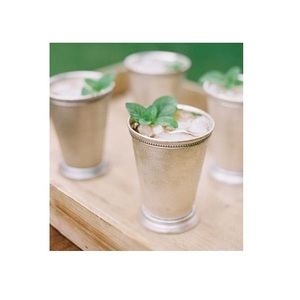 Tazas de Julepe de menta para decoración de boda, 10 oz, taza de Julep de plata para fiesta, evento, decoración, fabricación india - Product Image 3