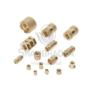 Indian Supplier OEM Services Brass Insert Nut OEM Aluminum Stainless Steel Copper Messing Brass Machining Services