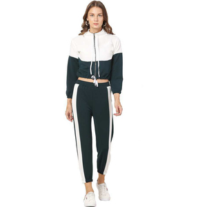 Pakistan Made Panel Work Tracksuit for Ladies Cool & Stylish Zipper Hoodie and <b>Trouser</b> Sets for Sale - Product Image 2