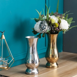 Chinese Style Brass Tabletop <b>Vase</b> High Finished Good Quality Fancy New Design Flower <b>Vase</b> Trendy Flower <b>Vase</b> - Product Image 2