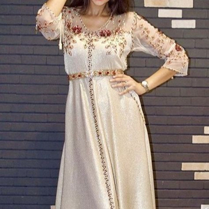 Vestido de STUNNING--CAFTAN con cuentas de cristal embellecedoras, FOR--PARTY-WEAR y boda, 2021 - Product Image 1