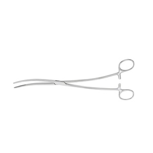 Bozeman-Pinzas dentadas curvadas de 26cm, hechas de acero inoxidable de alta calidad de grado alemán - Product Image 1