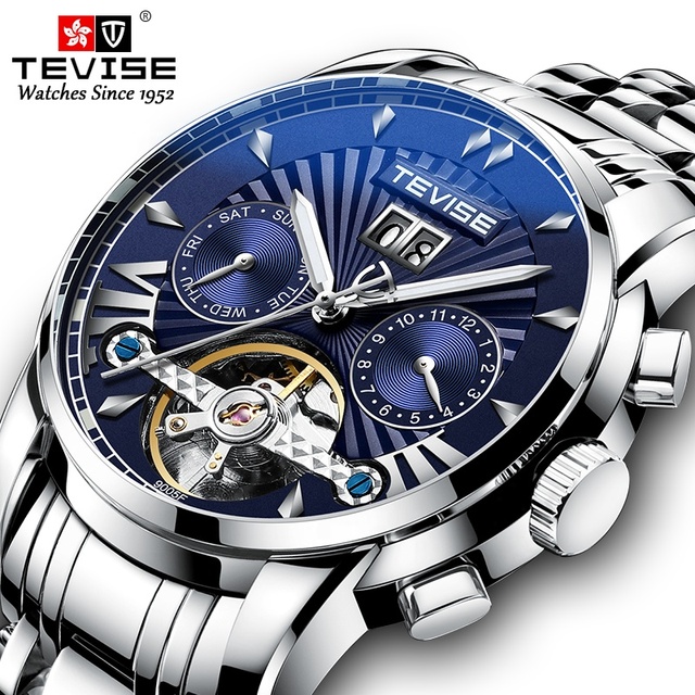 Tevise Brand Business Automatic Watch 9005F Wholesale Men Automatic Mechanical Wristwatch for Selling