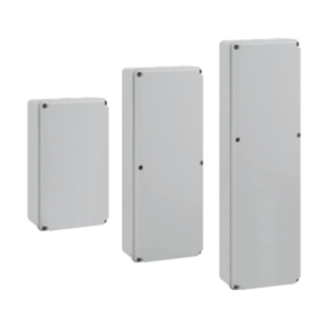 Caja de Conexiones Eléctrica, Orificios para Distribución, Plástico de Policarbonato ABS de Alta Resistencia, IP67 IP54, 220-240V, RAL7036 Gris, Qehribar TDB - Product Image 1