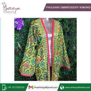 Tela de Georgette bordada a mano, Kimono, 2021 - Product Image 2