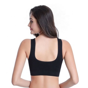 PIHA SPORTS Sujetadores deportivos sin costuras de alto soporte para mujer, espalda cruzada, de Spandex/Poliéster para entrenamiento, gimnasio, correr, yoga, fitness - Product Image 5