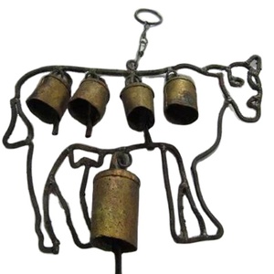 ตกแต่งแขวนกระดิ่งลมวัวพร้อมกระดิ่งโลหะ - Product Image 1