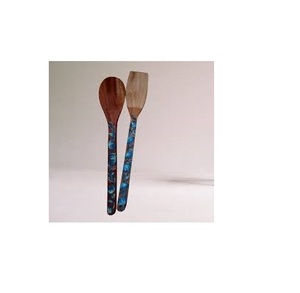 Cuchara de cubiertos de madera e impresa de la mejor calidad para cubiertos Cuchara de ensalada de uso decorativo de boda real Calidad superior - Product Image 4