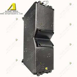 Pro Pa Speaker KR208 Mini Line Array Dual 8'' Double 10'' Powered Church Sound System Long Throw Loudspeakers