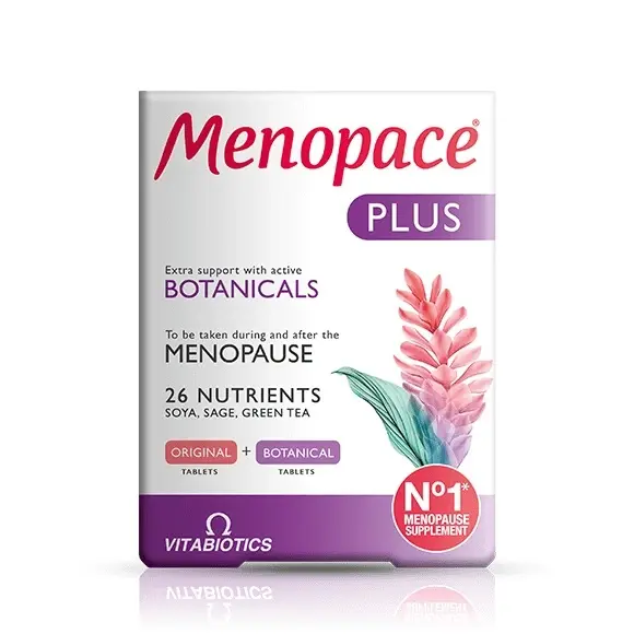 Vitabiotics Menopace Plus Botanicals 56 Tabletten Menopace Plus Botanicals Door Vitabiotics - Dual Pack (28 + 28)