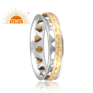 Handmade Design Fine Sterling <b>Silver</b> <b>Spinner</b> Statement <b>Ring</b> <b>Silver</b> Jewelry Manufacturer - Product Image 3