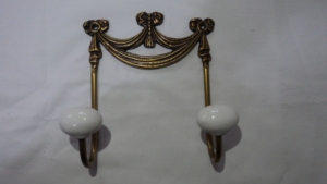 Antique Brass <b>Car</b> Wall <b>Hook</b> 2 Pegs | Vintage Metal Key Holder Hanger | Decorative Automobile Wall Mount Key Rack - Product Image 4