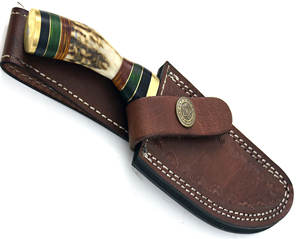 Pinces chirurgicales Ruya en acier inoxydable allemand faites à la main, manche en bois de cerf, étui en cuir, certifiées CE ISO, pour usage en chirurgie générale - Product Image 2