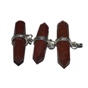 Wholesaler of <b>Red</b> Jasper Pencil Unique Pendant : <b>Red</b> Jasper Pencil Unique Pendant for Sale - Product Image 1