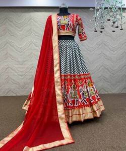 Tendance georgette broderie séquence travail lehenga choli avec dupatta festival porter prix de gros vêtement ethnique ApparelGarment - Product Image 5