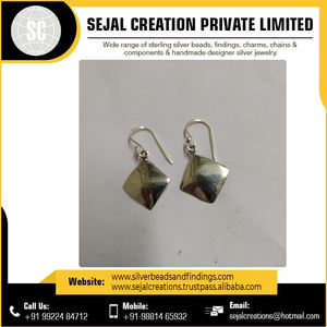 แต่งงานแฮนด์เมด925ชนเผ่าต่างหูเงิน - Product Image 5